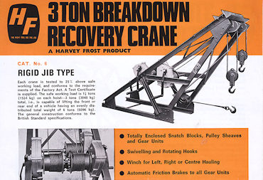 Early Vehicle Recovery Equipment