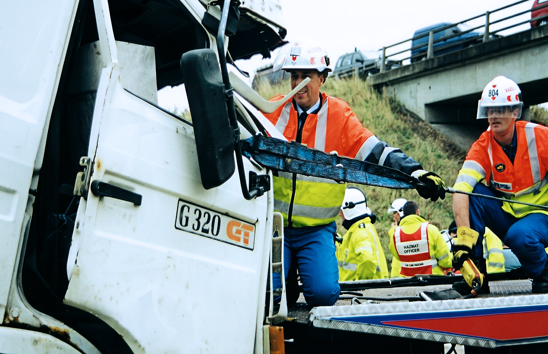 Major road traffic incident training exercise