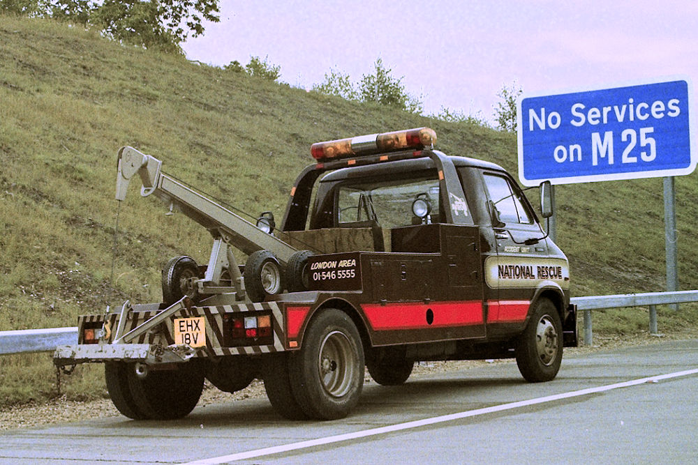 Completed recovery vehicle in service